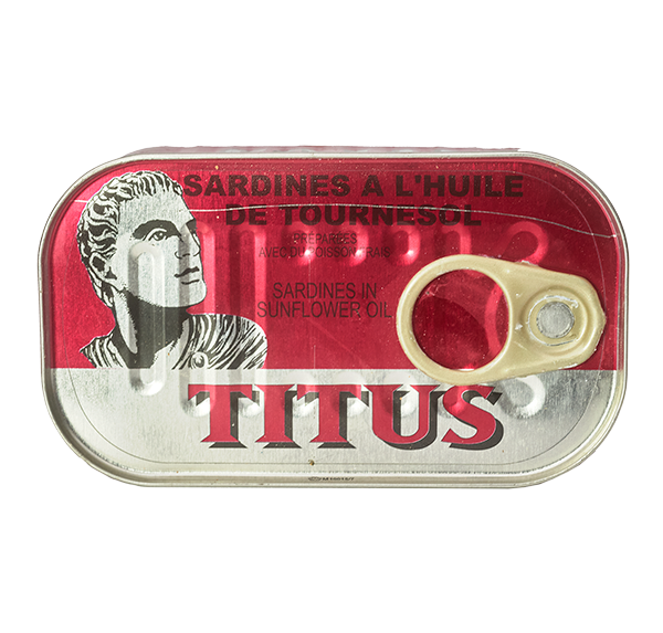 Titus Sardine in Vegetable Oil 125g