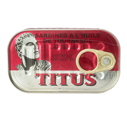 Titus Sardine in Vegetable Oil 125g